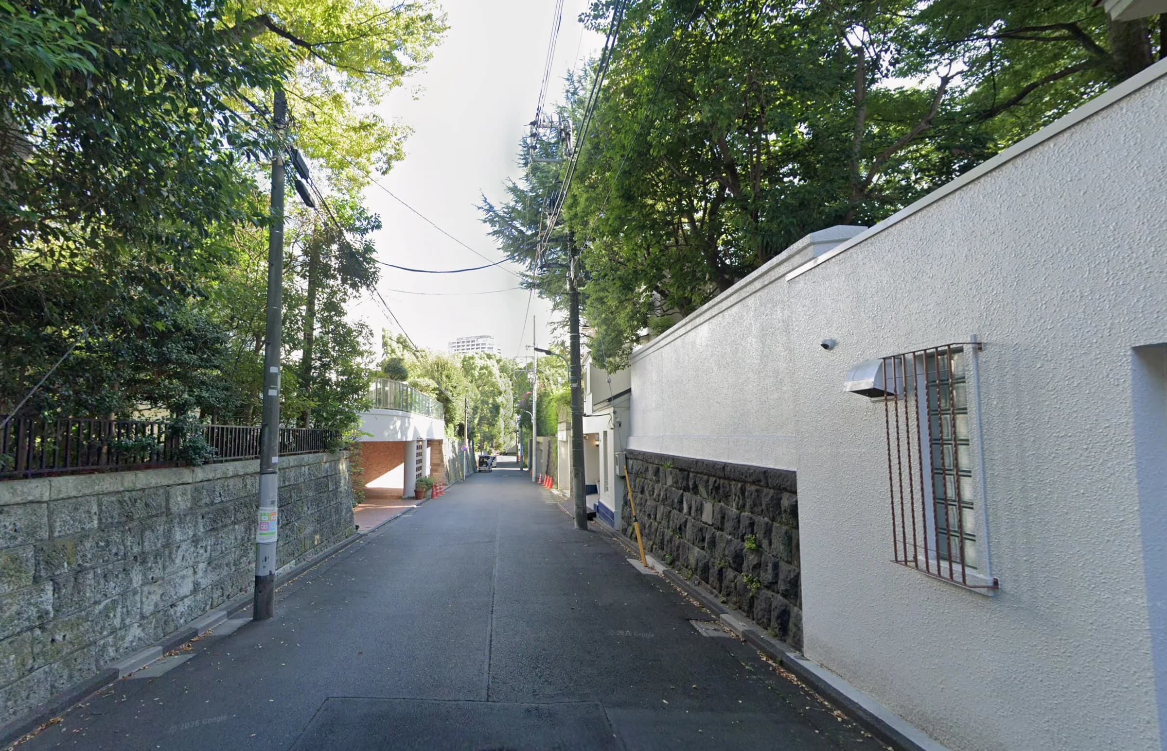 麻布永坂町の街並み