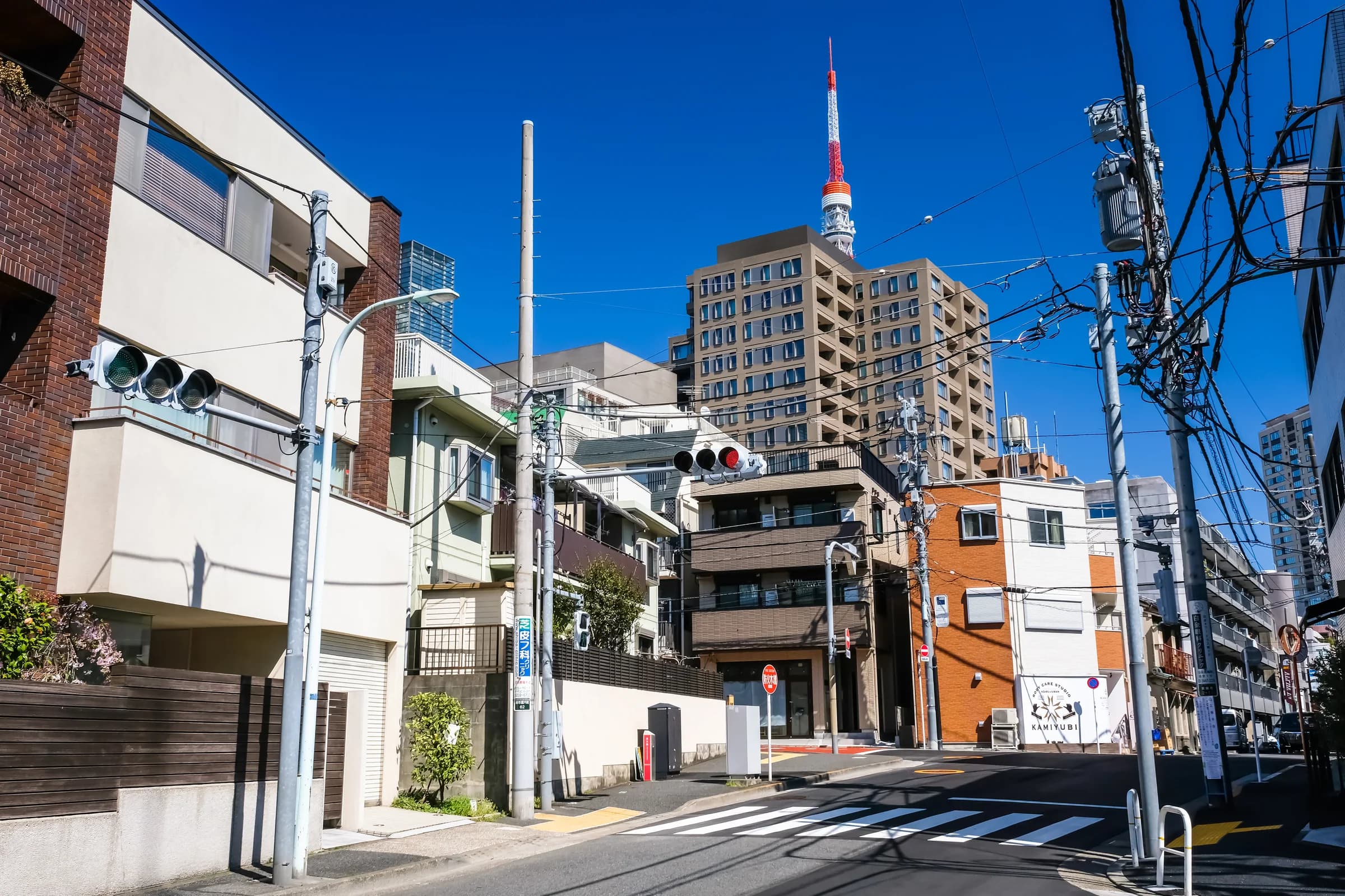 東麻布の街並み