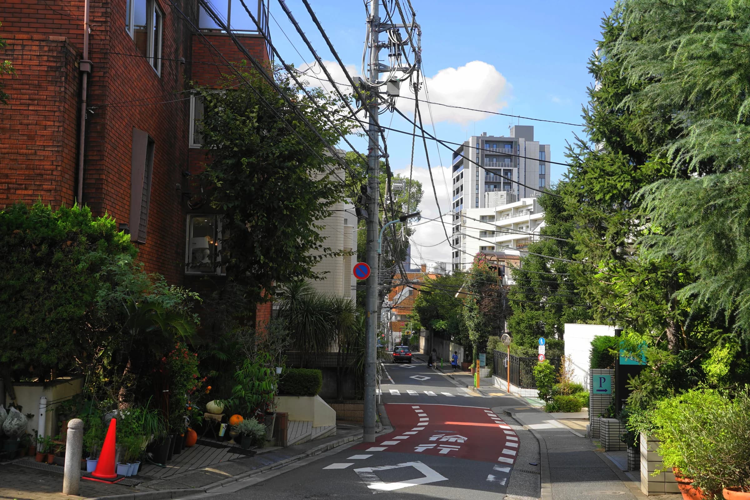 南麻布の街並み